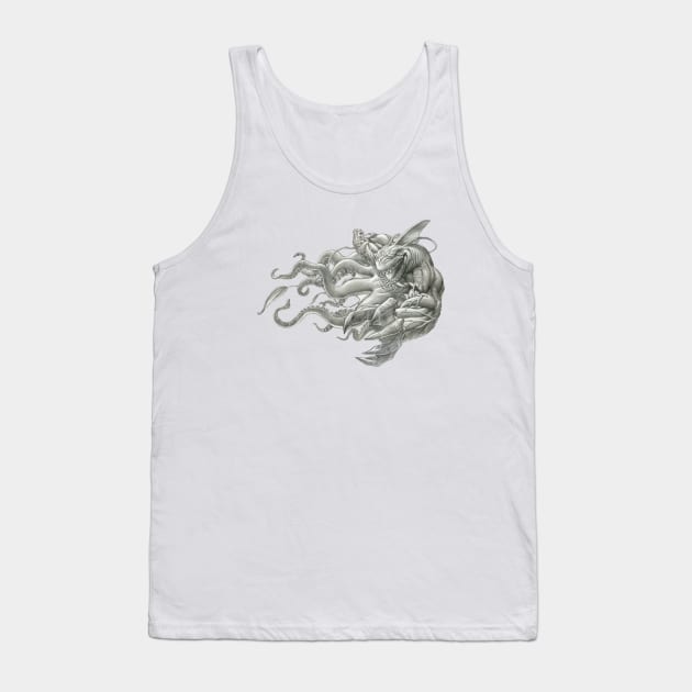 The Bibrachial Sharktopus Tank Top by gregorytitus